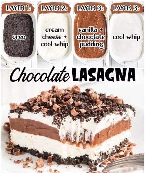 Indulge in the Ultimate No-Bake Chocolate Lasagna – A Gourmet Dessert Experience