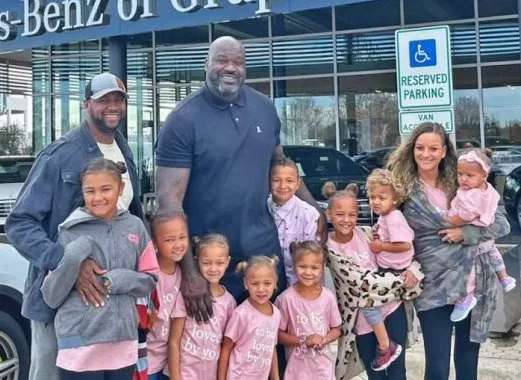 Shaq surprises family of 11 with two new cars but his generosity doesn’t end there