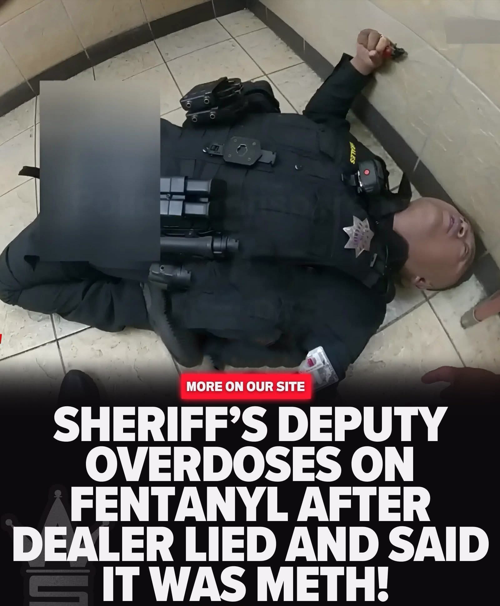 Deputy Collapses on Duty After Smoking Fentanyl He Mistook for Meth—Minutes After Arresting Drug Suspect!