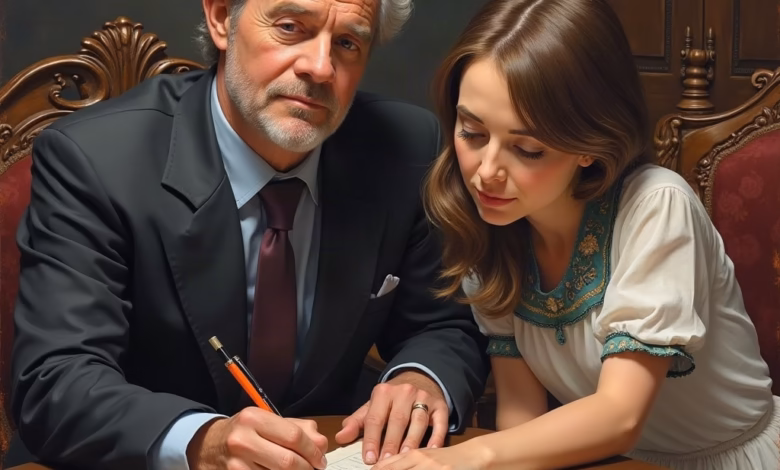 Refused to sign the papers my husband